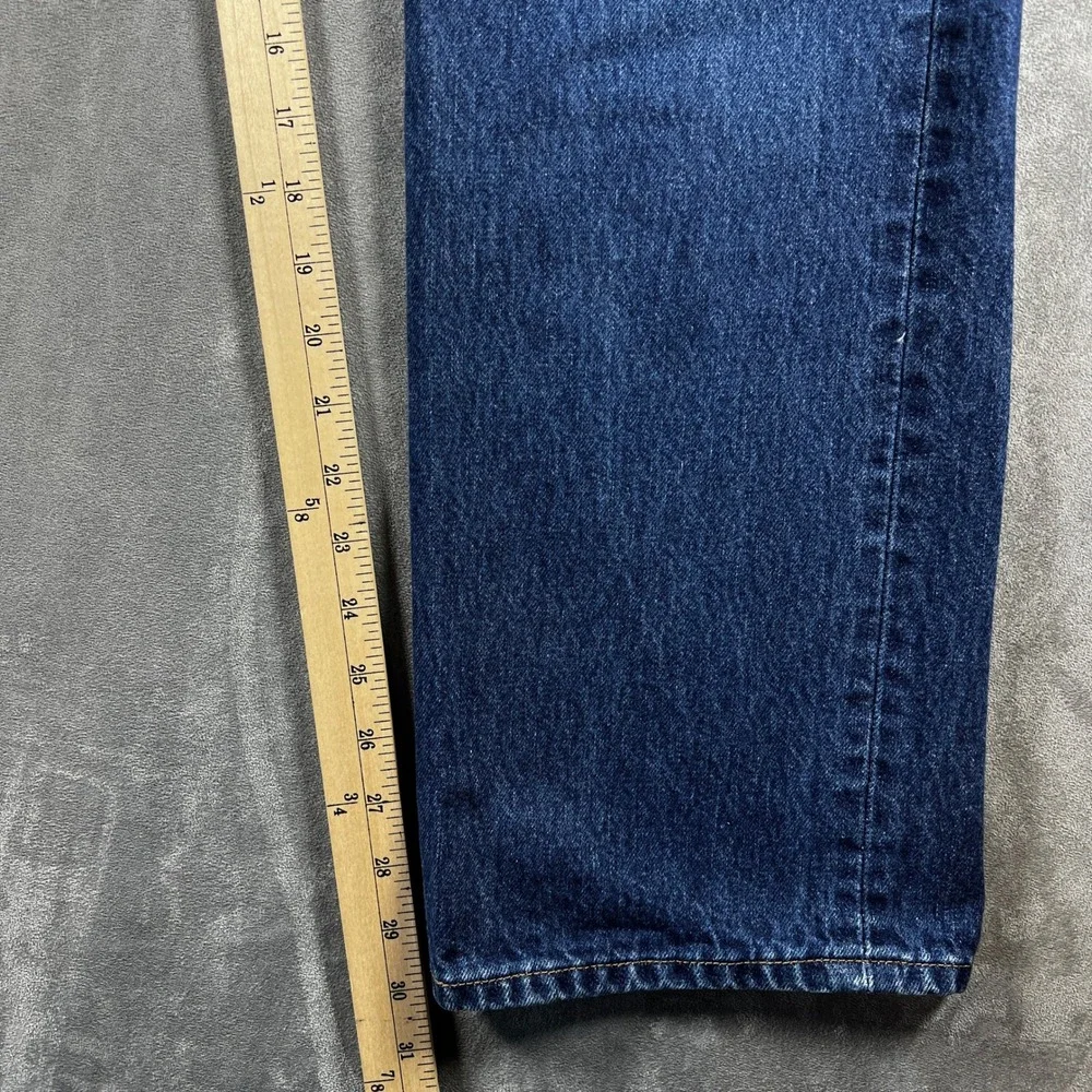 Levis 501 Original‎ Fit Mens Jeans 30x32 Blue Denim Button Fly Straight Leg